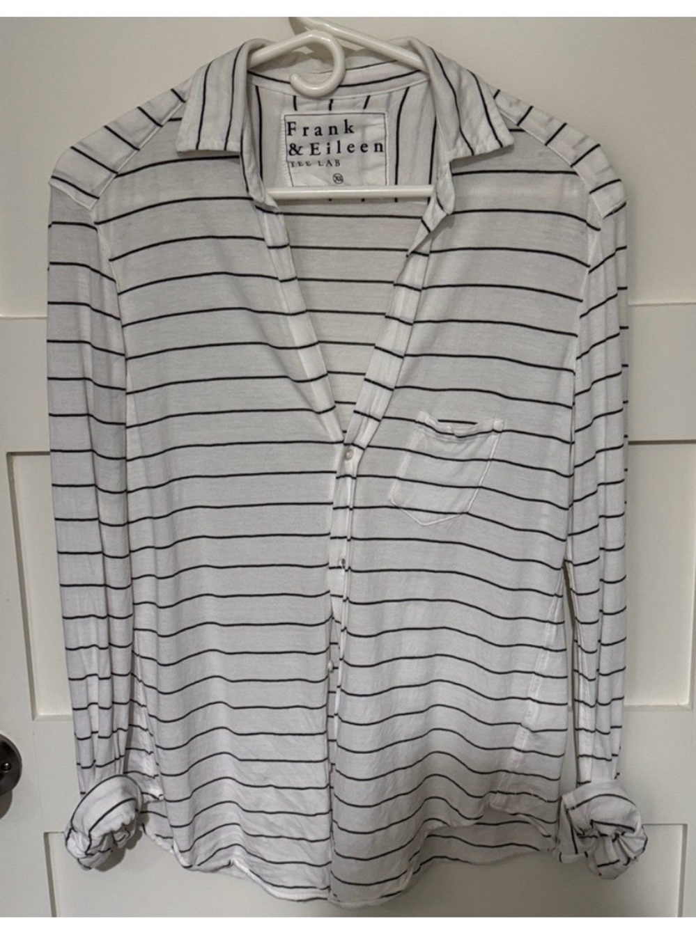 Frank & Eileen Women’s Tee Lab Button Down, Sz XS, EUC